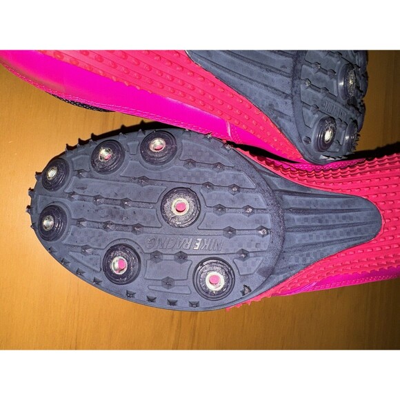 Nike Womens Zoom Rival 7-Spike Track Cleat 615998 Size 10.5 Pink Orange Sports - Picture 9 of 10